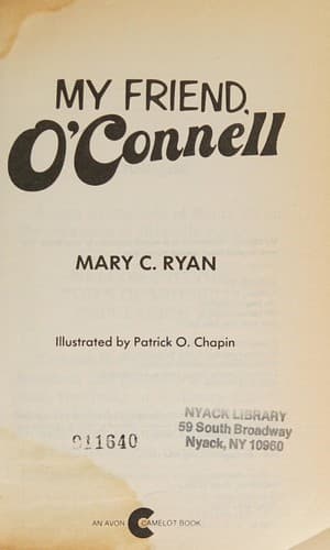 Cover of My Friend, O'Connell