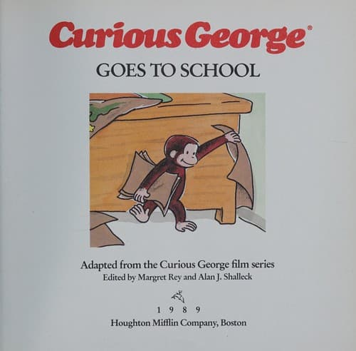 Cover of Curious George goes to school