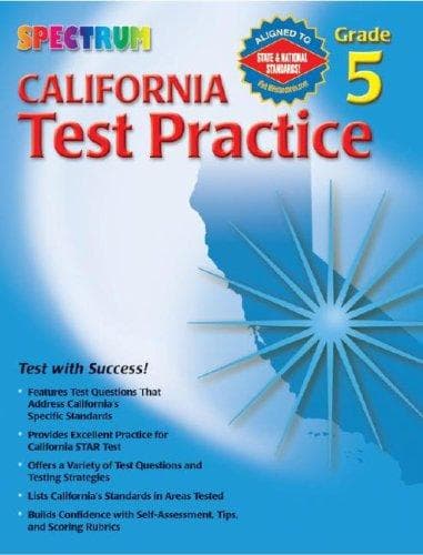 Cover of California test practice