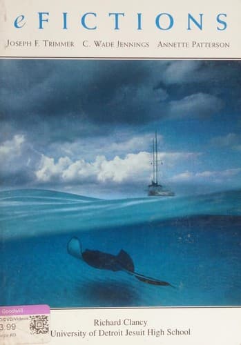 Cover of eFictions -- Richard Clancy University of Detroit Jesuit High School