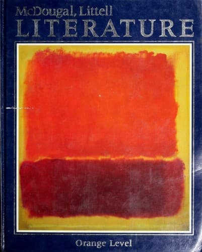Cover of McDougal, Littell literature--orange level