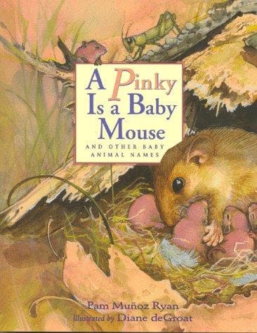Cover of A pinky is a baby mouse, and other baby animal names