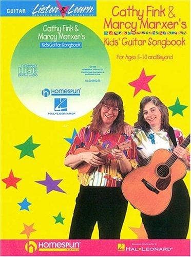 Cover of Cathy Fink and Marcy Marxer's Kids' Guitar Songbook (Listen & Learn)