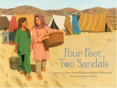 Cover of Four feet, two sandals