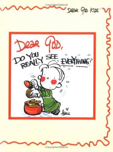 Cover of Dear God, Do You Really See Everything? (Dear God Kids Series)