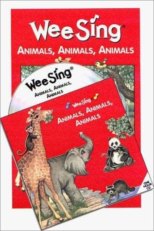 Cover of Wee Sing Animals, Animals, Animals book and cd