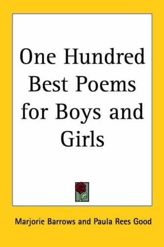Cover of One Hundred Best Poems For Boys And Girls