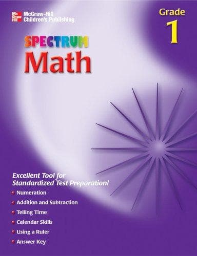 Cover of Spectrum Math, Grade 1
