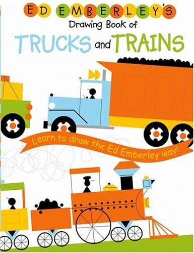 Cover of Ed Emberley's Drawing Book of Trucks and Trains