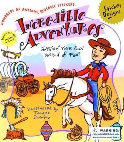 Cover of Incredible Adventures (Sticker Designs Book)
