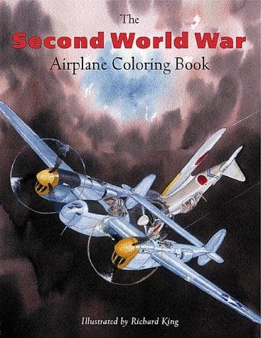 Cover of The Second World War Airplane Coloring Book