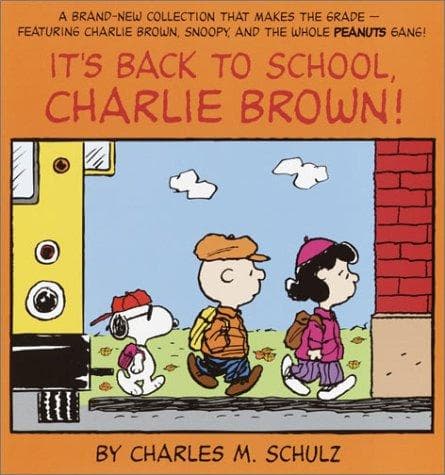 Cover of It's back to school, Charlie Brown!