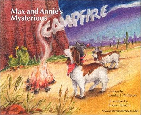 Cover of Max and Annie's mysterious campfire