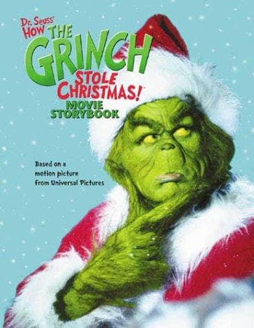 Cover of Dr. Seuss's how the Grinch stole Christmas! movie storybook