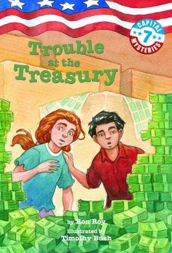 Cover of Trouble at the Treasury (Capital Mysteries #7)