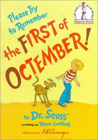 Cover of Please try to remember the first of Octember!