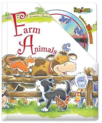 Cover of Farm Animals Sing and Learn Padded Board Book with audio CD (Sing and Learn)