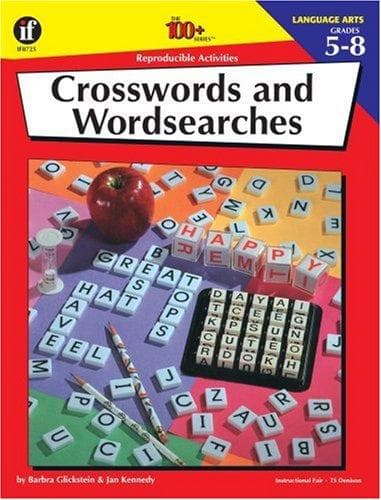 Cover of The 100+ Series Crosswords and Wordsearches, Grades 5-8 (100+)
