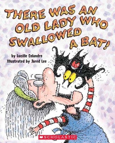 Cover of There Was an Old Lady Who Swallowed a Bat!