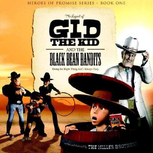 Cover of The Legend of Gid the Kid and the Black Bean Bandits (Heroes of Promise)