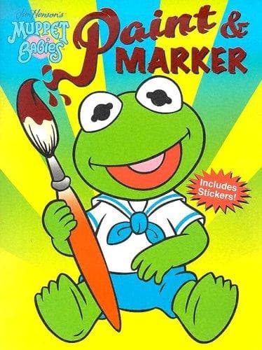Cover of Muppet Babies Paint With Marker With Stickers (Jim Henson's Muppet Babies)