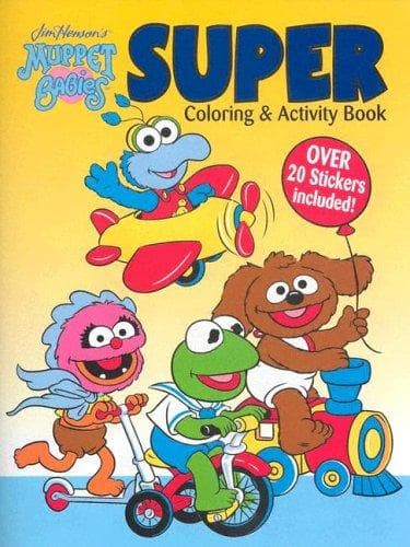 Cover of Muppet Babies Super Coloring & Activity (Jim Henson's Muppet Babies)