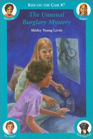 Cover of The Unusual Burglary Mystery (Kids on the Case, 7)
