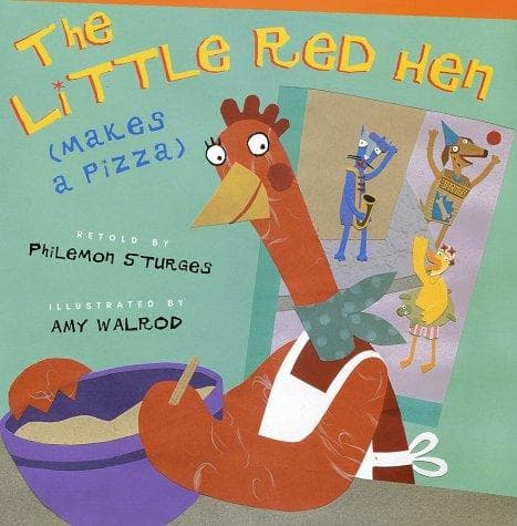 Cover of The Little Red Hen makes a pizza