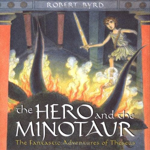 Cover of The hero and the minotaur