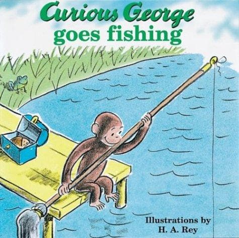Cover of Curious George goes fishing