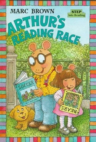 Cover of Arthur's reading race