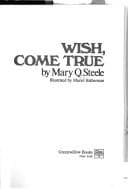 Cover of Wish, come true