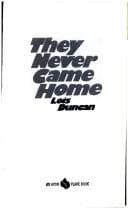 Cover of They Never Came Home
