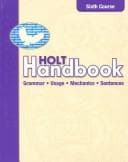 Cover of Holt Handbook Grammar Usage and Mechanics
