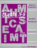 Cover of Math 54 (Saxon Math 5/4)