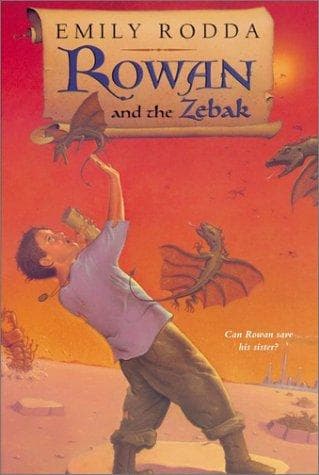 Cover of Rowan and the Zebak (Rowan of Rin)