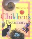 Cover of Webster's II Children's Dictionary