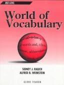 Cover of World of Vocabulary