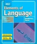 Cover of Elements of Language