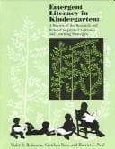 Cover of Emergent literacy in kindergarten