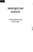Cover of Más que no love it