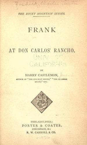 Cover of Frank at Don Carlos' rancho