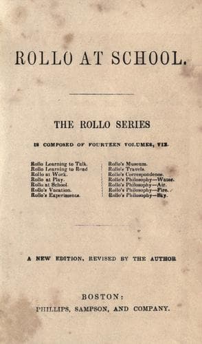 Cover of Rollo at school