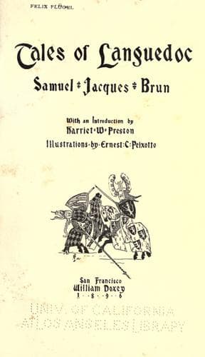 Cover of Tales of Languedoc