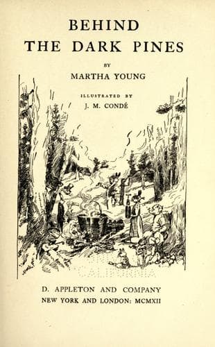 Cover of Behind the dark pines