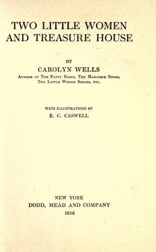Cover of Two little women and treasure house