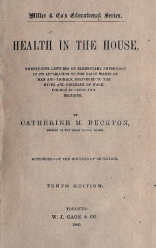 Cover of Health in the house