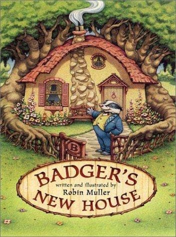 Cover of Badger's new house