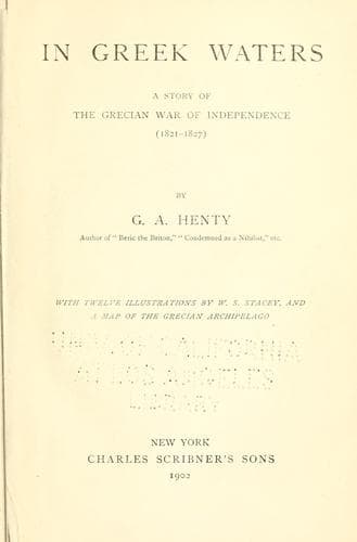 Cover of In Greek waters
