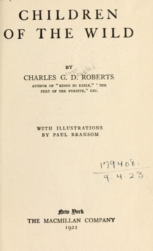 Cover of Children of the wild